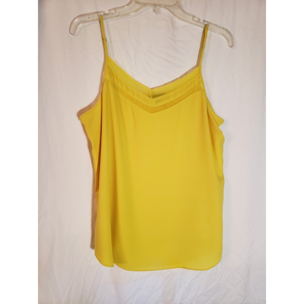 Women's 1. State Yellow Flowy Tank Top Size L